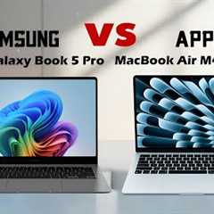 Samsung Galaxy Book 5 Pro vs Apple MacBook Air 13 M4 - spec review & comparison