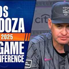 Carlos Mendoza on Brandon Nimmo setting tone, Frankie Montas'' outing, Pete Alonso''s two HRs