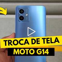 😱 Moto G14 com a TELA ESTOURADA! Veja o Resultado do Conserto INCRÍVEL!