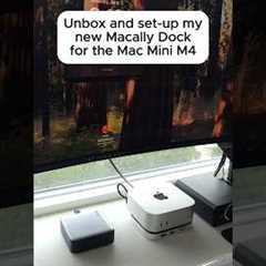 This dock will take your  Mini M4 to the next level! #MacMiniM4 #MMINIDOCK #macallyusa #macdesksetup
