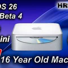 macOS 26 Tahoe Beta 4 On A 2009 Mac Mini! (Unsupported)