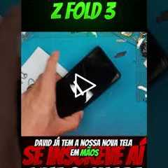 😨 Galaxy Z Fold 3 QUEBROU a TELA! Veja o CONCERTO INCRÍVEL Dessa Tela Dobrável!