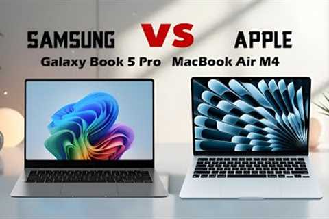 Samsung Galaxy Book 5 Pro vs Apple MacBook Air 13 M4 - spec review & comparison