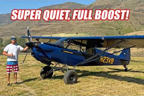 Flying the NEW Turbo Carbon Cub UL In Idaho!