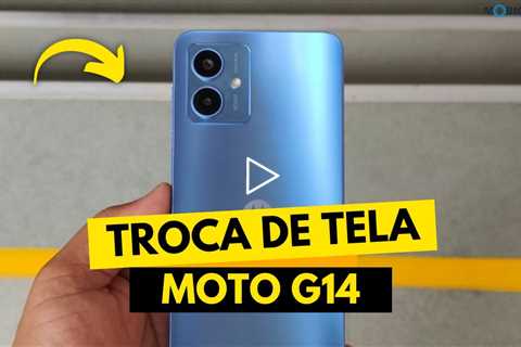 😱 Moto G14 com a TELA ESTOURADA! Veja o Resultado do Conserto INCRÍVEL!