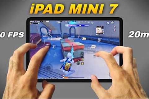 iPad mini 7 HDR + 60 FPS 🔥/ HANDCAM GAMEPLAY 😍/ iPAD MINI PUBG/BGMI TEST