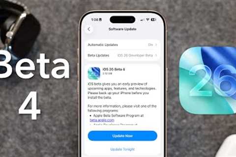 iOS 26 Beta 4! Here is EVERYTHING New! More Liquid Glass, Wallpapers, & More!