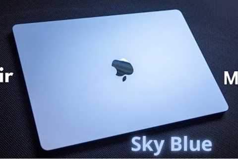 Unboxing Sky 🌌 Blue MacBook Air M4 ॥ My New MacBook 2025