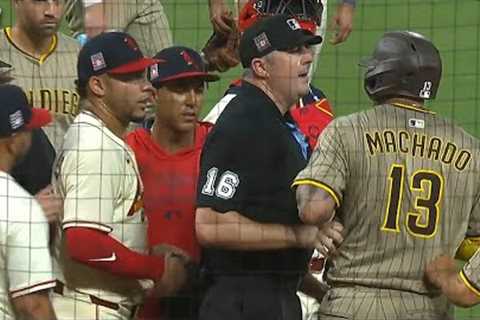 Manny Machado was HEATED After Being Hit AGAIN vs Cardinals 👀