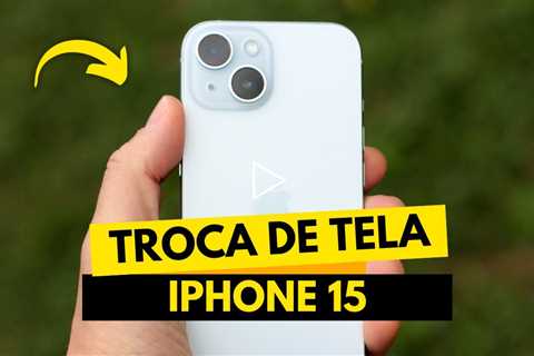 💔 iPhone 15 com a TELA DESTRUIDA! Veja Como Ficou Depois do Conserto!