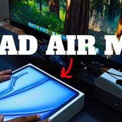 iPad Air M3 13 Inch Blue & Apple Pencil pro unboxing - Apple ecosystem completed