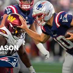 Washington Commanders vs. New England Patriots Game Highlights | 2025 Preseason Week 1