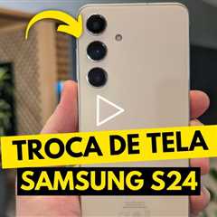💥 Samsung Galaxy S24 com a TELA ESTOURADA! Veja o Conserto Surpreendente!