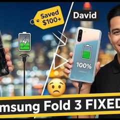 Amazing Samsung Fold 3 Repair Story – Customer Saved Big $$$ - A Customer Google Review