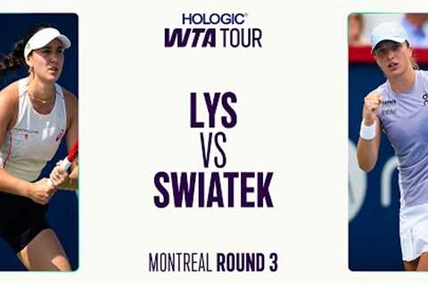 Eva Lys vs. Iga Swiatek | 2025 Montreal Round 3 | WTA Match Highlights