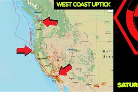 3.1 Earthquake near the San Andreas. Seattle EQ activity. Saturday update 8/2/2025