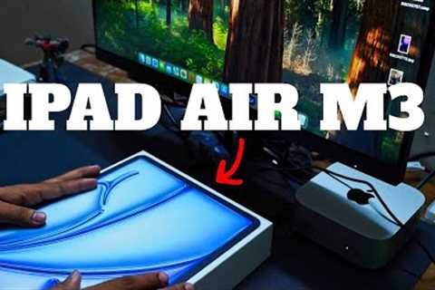 iPad Air M3 13 Inch Blue & Apple Pencil pro unboxing - Apple ecosystem completed