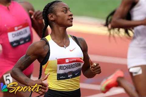 Sha''Carri Richardson doesn''t get out of 200m heats at 2025 USATF Outdoor Championships | NBC..