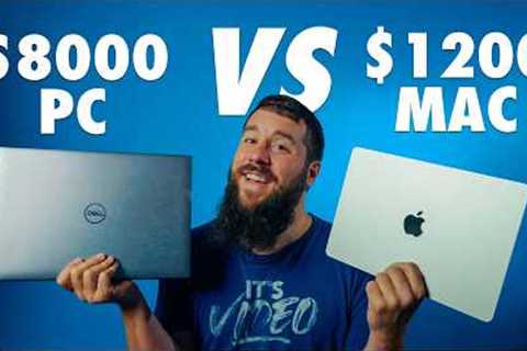 $8000 Windows Laptop VS $1200 M4 Macbook Air: Video Editing Showdown