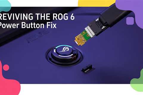 REVIVING THE ROG! Asus ROG 6 Power Button Fix