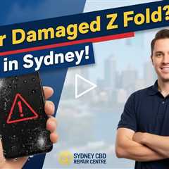 Water Damaged Samsung Galaxy Z Fold Phone Repair in Sydney This Spring