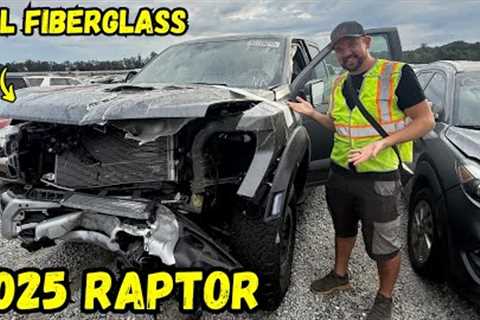 $80,000 RAPTOR Wrecked at Copart! + 6 More INSANE Auction Cars