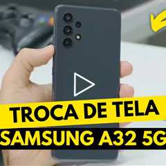 😱 Samsung Galaxy A32 5G com a TELA QUEBRADA! Veja o Conserto Incrível!