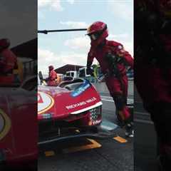 🔊 SOUND ON for this #Ferrari499P pit stop 🤩#FerrariHypercar #WEC