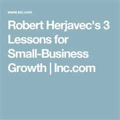 Robert Herjavec's 3 Lessons for Small-Business Growth | Inc.com