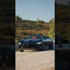 Nothing stacks up to the vibes of a road trip in the #FerrariRomaSpider. #LaNuovaDolceVita