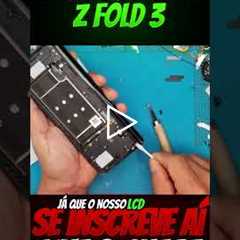 😱 Samsung Z Fold 3 com a TELA QUEBRADA! Veja o Conserto Incrível!