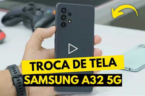 😱 Samsung Galaxy A32 5G com a TELA QUEBRADA! Veja o Conserto Incrível!
