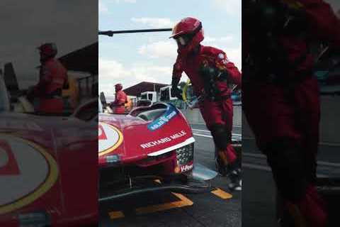 🔊 SOUND ON for this #Ferrari499P pit stop 🤩#FerrariHypercar #WEC