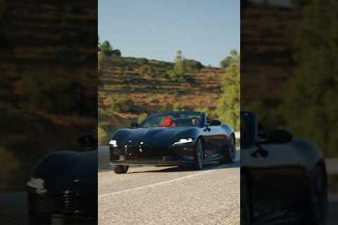 Nothing stacks up to the vibes of a road trip in the #FerrariRomaSpider. #LaNuovaDolceVita