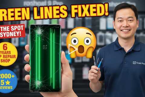 Green Lines on OnePlus 9 Pro Screen – Who Can Fix It On the Spot in Sydney Now?