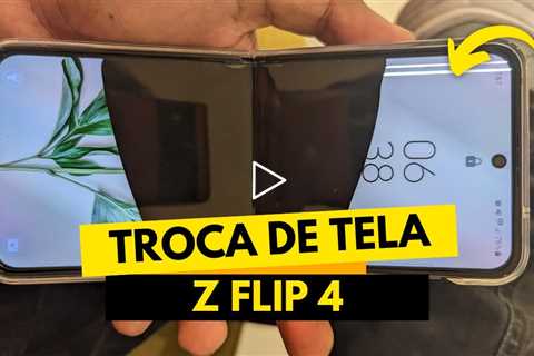 Consertamos um Flip 4 totalmente danificado — Veja a transformação! 🔥