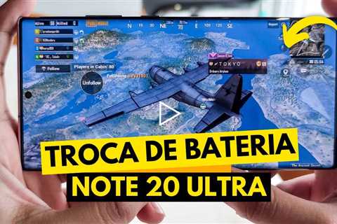 O pior estado que já vi em um Note 20 Ultra… olha o antes e depois! 😱
