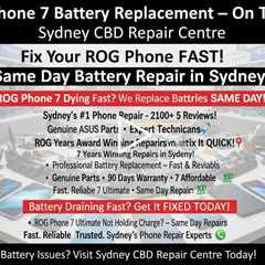 ASUS ROG Phone 7 Ultimate Battery Replacement on the Spot in Sydney