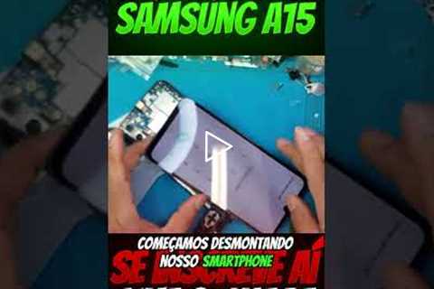 Salvei um Samsung A15 5G com a tela destruída! Veja o antes e depois!