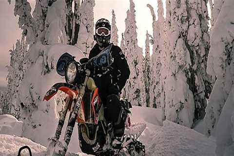 How to Safely Free Your Motorcycle or Snowmobile from Snow