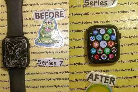 STAINLESS STEEL SURGERY! Apple Watch Series 7 Screen and Battery Module Restoration