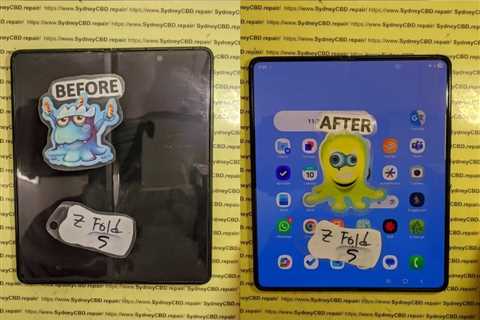 Fixing a Galaxy Z Fold 5 With Catastrophic Hinge and Inner Screen Damage