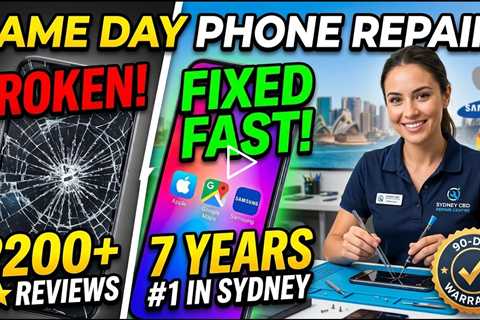 Broken Galaxy Z Flip 7 Inner Screen Replacement in Sydney 2026 – Same Day Expert Repair