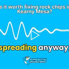 Is it worth fixing rock chips in Kearny Mesa?