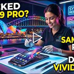 Cracked Google Pixel 9 Pro Screen Replacement During Vivid 2026 in Sydney