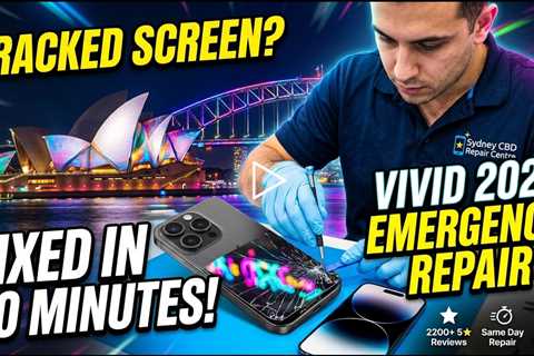 Cracked iPhone 17 Pro Screen Repairs in Sydney During Vivid 2026 – Fast On-the-Spot Fix