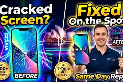 Cracked iPhone 13 Pro Max Screen Replacement in Sydney During Vivid 2026 – Fast On-the-Spot Fix