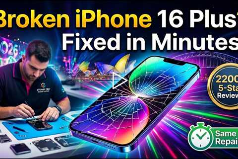 Broken iPhone 16 Plus Screen Repairs in Sydney During Vivid 2026 – Fast On-the-Spot Fix
